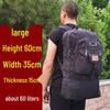 Extra Large Thickened Canvas Backpack for Hiking and Travel - Unisex