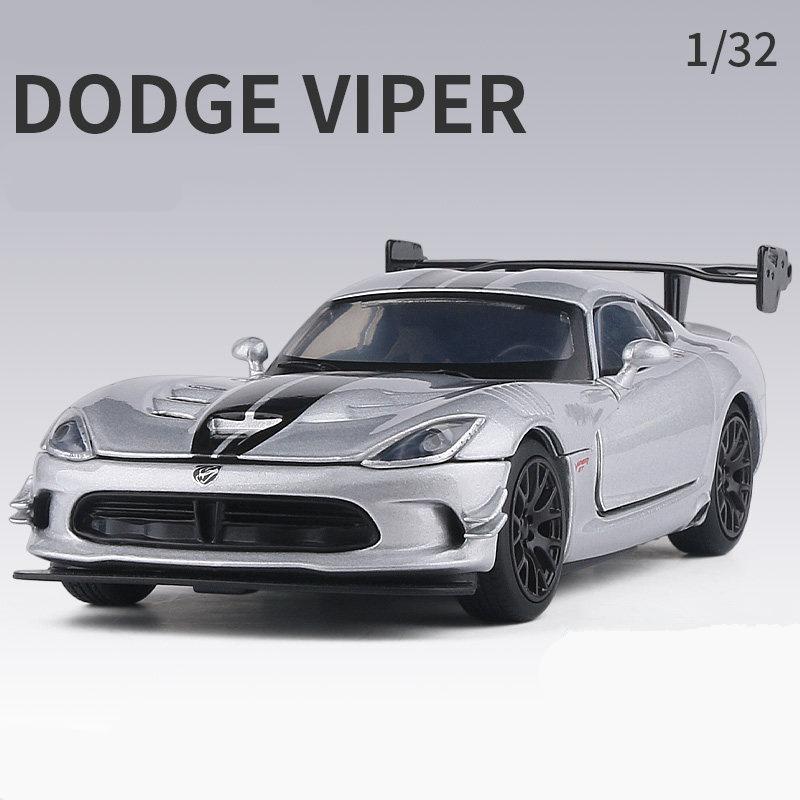 1/32 Dodge Viper ACR SRT Alloy Sports Car Model Diecasts & Toy Metal Vehicles Car Model Simulation Sound and Light Toy Gift