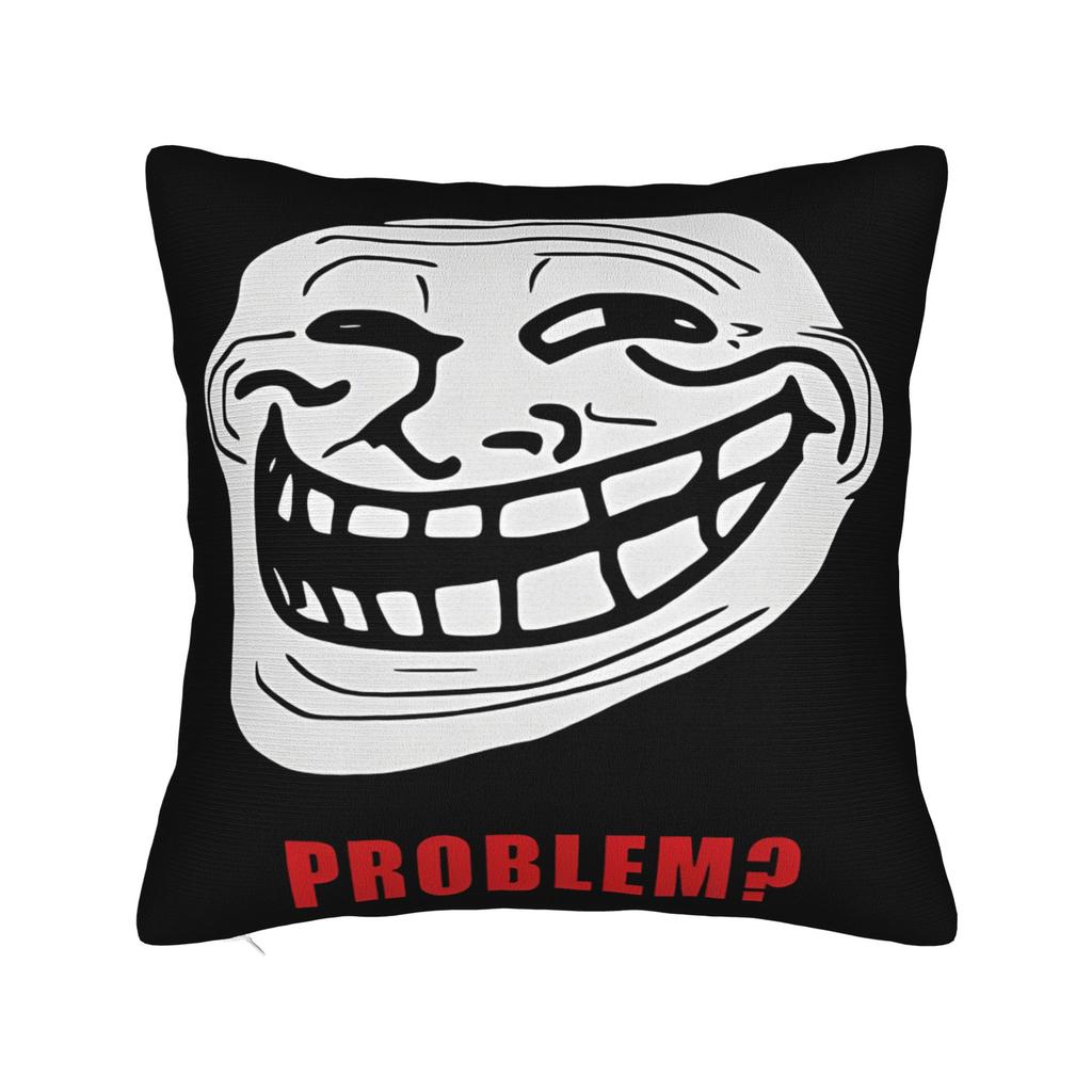 Orange Frutiger Aero Person Pillowcase Polyester Cushion Cover Decorative Pillow Case Cover Home Square cm