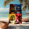 Freddy Bear Fashion Beach Towel: Ideal for Summer Adventures Soft, Absorbent and Quick Drying Suitable for Swimming and Bathing