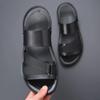 Men Trending Summer Outdoor Leisure Non-Slip Beach Indoor Slippers Slides Fashion Beach Shoes Slippers Men's Sandals 2025