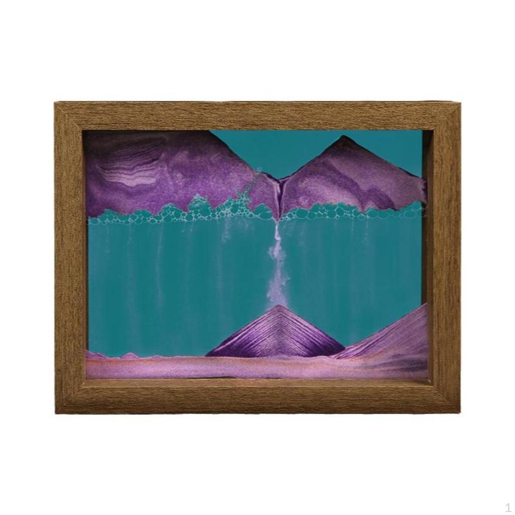 Flowing Sand Painting, Desktop Art Decoration, Home Office Rotatable,