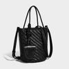 Niche Handwoven Fashion Handheld Bucket Bag for Women 2025 New Versatile Exquisite Light Luxury Shoulder Bag Crossbody Bag