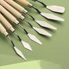 7 PC Stainless Steel Oil Painting Knife Art Crafts Water Knife Palette Knife Oil Painting Mixing Knife Scraper Art Tools LXY