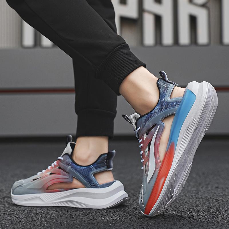 Men Sport Sandals Summer Women Beach Shoes White School Students Mesh Running Sneakers Couple Shoes Breathable Large Size