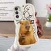Capybara Cute Fashion Soft Phone Cover Case for Samsung Galaxy A21s A12 A52 A15 A16 A13 A11 A14 A06 A04 A05 A22 A33 A03 A53 A23