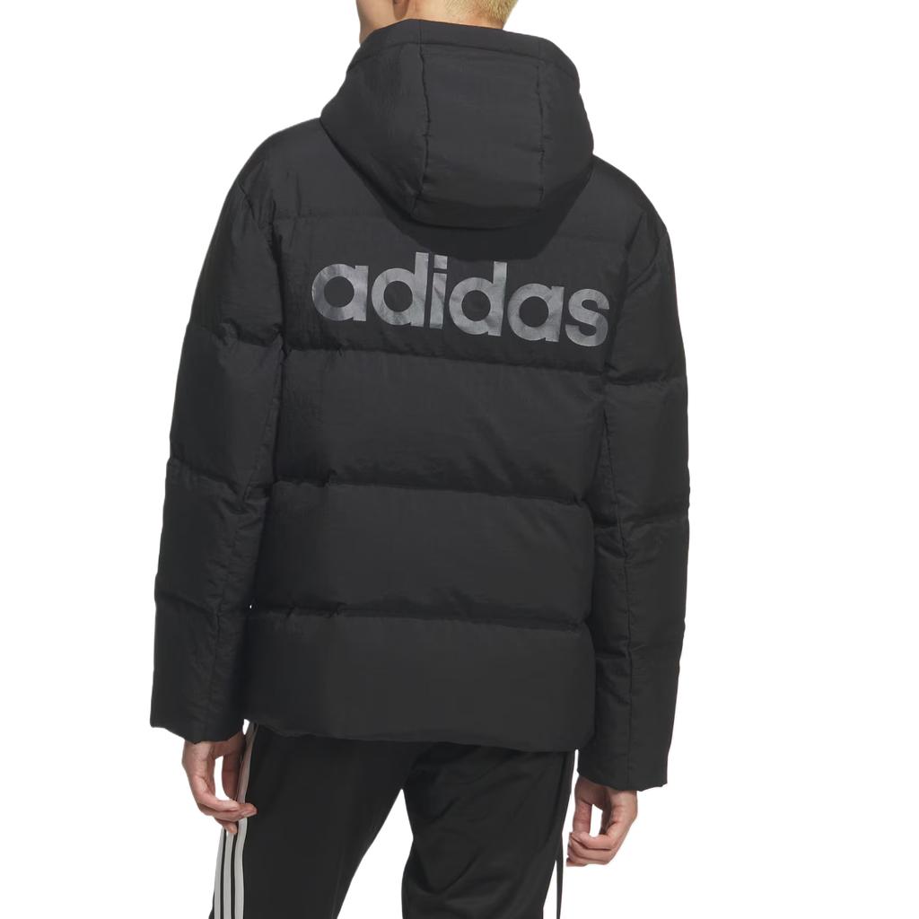 Adidas Solid Color Long Sleeve Windproof Waterproof Warm Down Jacket Unisex Jacket KQ5519