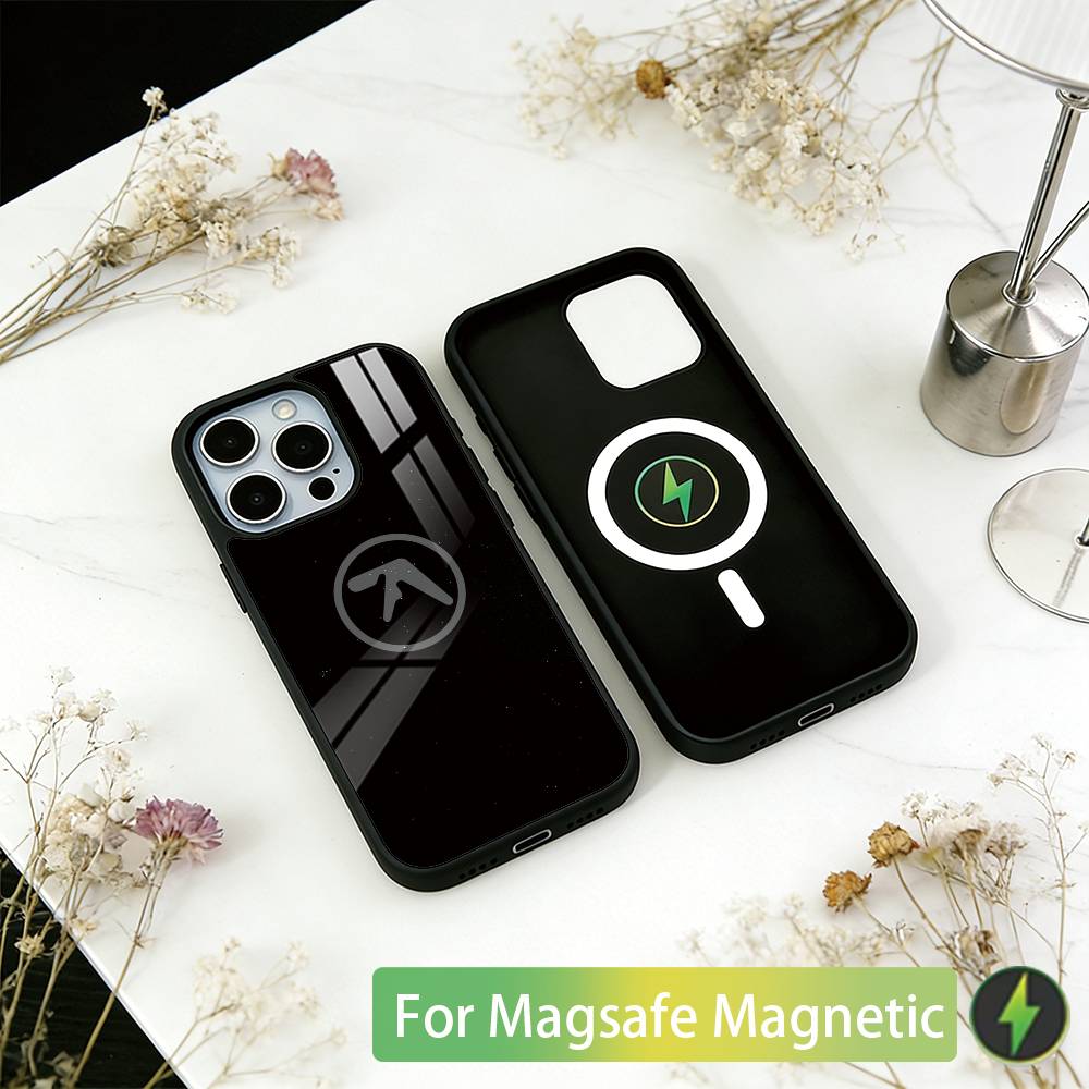 

A-Aphex Twin Logo Phone Case For iPhone17,16,15,14,13,12,11 Plus,Pro Magnetic For Magsafe Wireless Charging iPhone11