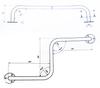 curved ceiling pull-up bar grey