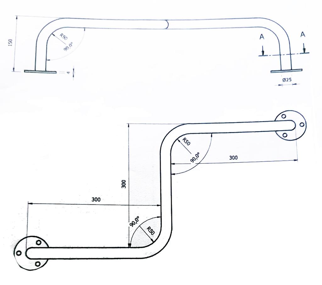 curved ceiling pull-up bar grey