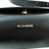 Great JIL SANDER Cannolo Mini Shoulder Bag With Logo Black Leather J08WD0008 Used