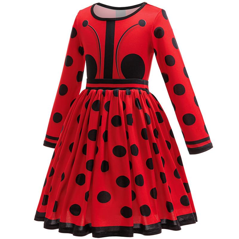 Miraculous: Tales Of Ladybug And Cat Noir Kids Halloween Costume Dress For Party And Cosplay Fun
