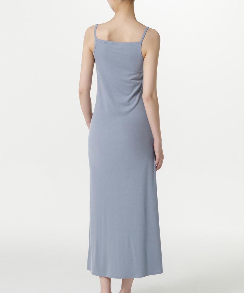 Musinsa Standard Woman Women'S Soft Jersey Long Dress [Blue Grey]