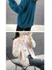 Women's Faux Mink Fleece V-neck Cardigan – Versatile Autumn & Winter Fashion