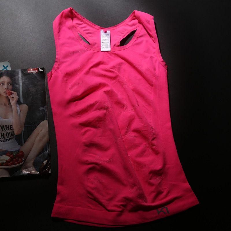 European and American Goods Sleeveless Women's Elastic Quick-Dry Workout Clothes