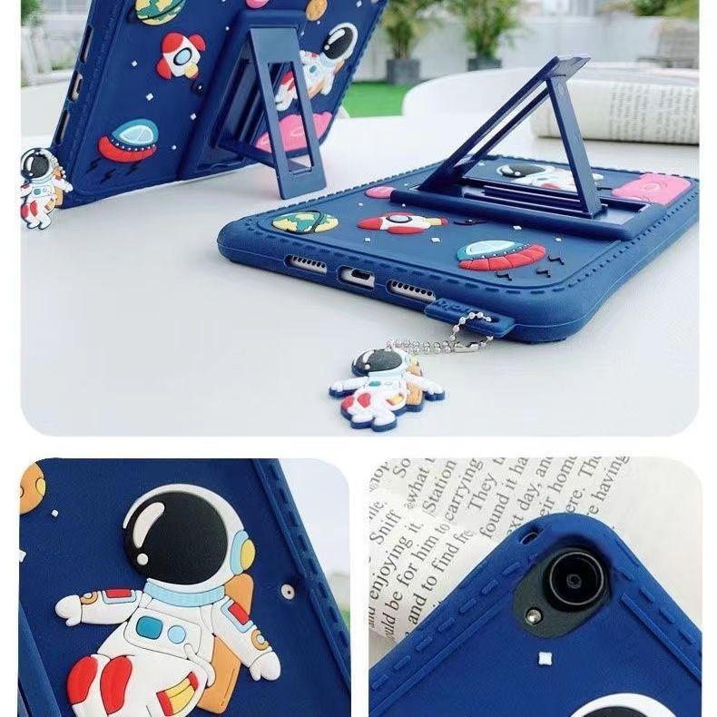 Για iPad 7th 8th 9th 10.2 10 10th Gen Case 360 ​​Rotation Stand Cover for IPad Air 2 3 4 5 10.9 2022 Mini 6 Pro 9.7 11 Cute Cartoon Kids Cases