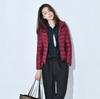 Autumn and winter new hooded slim short light down jacket women's jacket large size jacket women's hooded