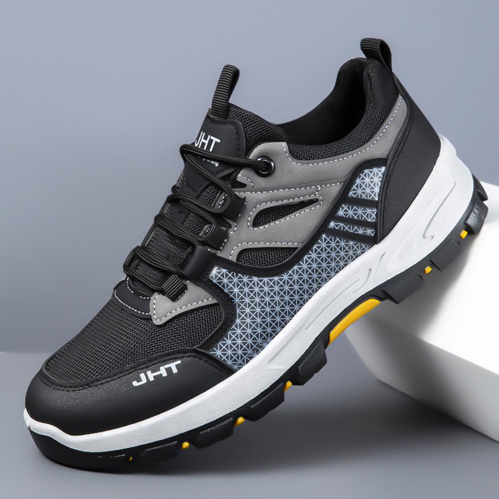 Summer New Mesh Men's Shoes Light, Breathable and Non-slip Outdoor Hiking Shoes Fashionable Versatile Sports Shoes