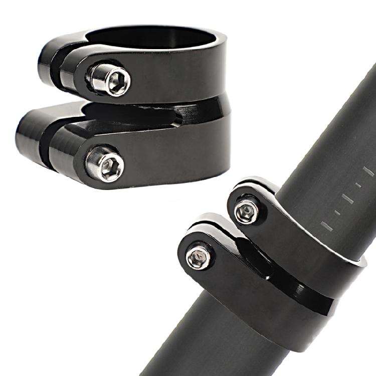 Adjustable Double Layer Clamp Bike Seat Post Clamp 1.25in/1.37in Double Size