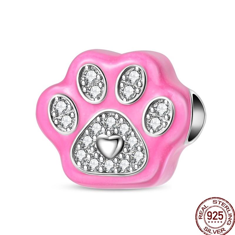 Originalcoppercute Pets Charms Animals Dog Unicorn Beads Pendant Fit 3Mm Bracelet Diy For Women Fine Jewelry Gift