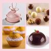 Wiederverwendbare 35-Loch-Runde Silikonformen Kugelform 3D Mousse-Kuchenform Antihaft-Backwerkzeuge Gelee-Schokoladenform Küchengebrauch