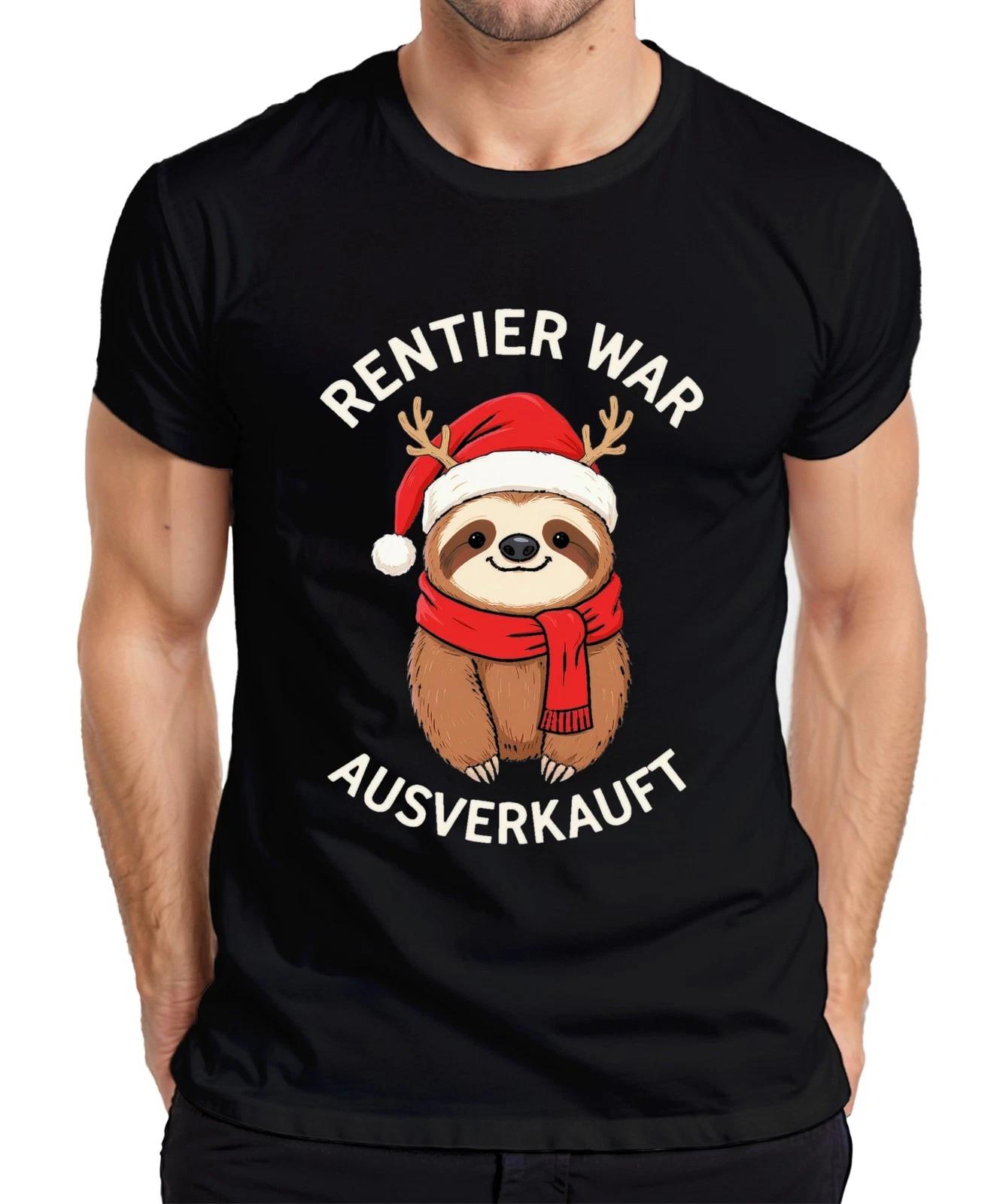 

Reindeer Was Sold Out Sloth Christmas Funny Gift Mens T-Shirt- XL