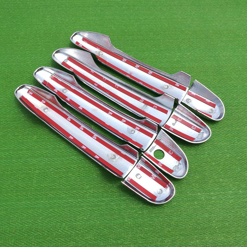 for Mazda 2 Demio 2015 -2018 DJ Chrome Door Handle Cover Trim Set 2016 2017 Sedan Hatchback Car Accessories Stickers Car Styling