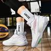 Glow-in-the-dark basketball shoes men's mesh breathable women's shoes Low-top men's shoes cushioned wear sports shoes