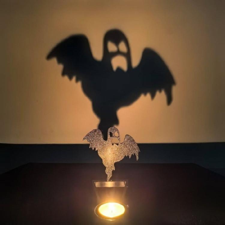 Gothic Grim Reapers Plastic Candle Stand Halloween Desk Decoration Themed Party Accessory for Event