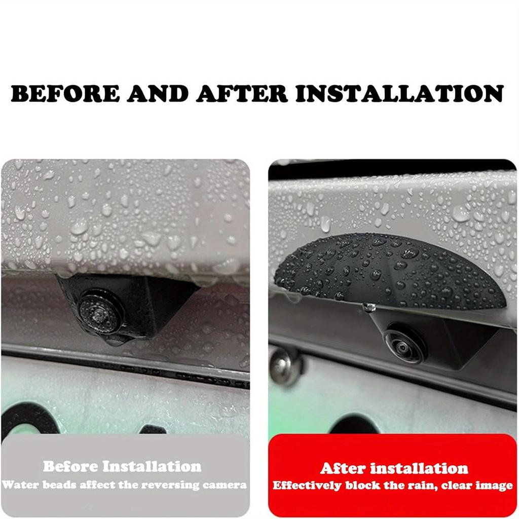 1PC Car Rear View Camera Protection, Anti-Rain Cover for Reversing Cameras, Car Modification Anti-rain Protective Sticker