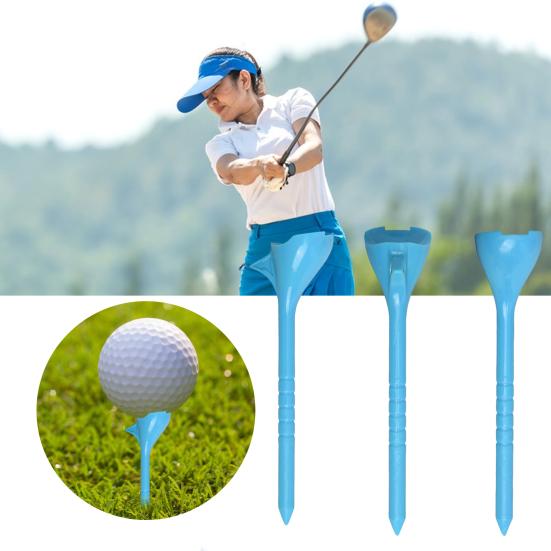 Tee Da Golf Riutilizzabili 10 Pezzi - Angolo 10 Gradi, Plastica Resistente, Riduce Attrito E Migliora Stabilità - Foto 11
