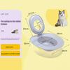 Sistema di addestramento al WC per gatti Kit di addestramento al WC per gatti Insegna a Usare Sabbiera Riutilizzabile per Gatti Sedile WC Kit di Addestramento Strumento Sedile di Addestramento