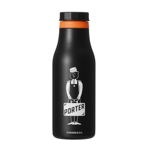 Starbucks PORTER Stainless Steel Logo Bottle, Black, 473ml