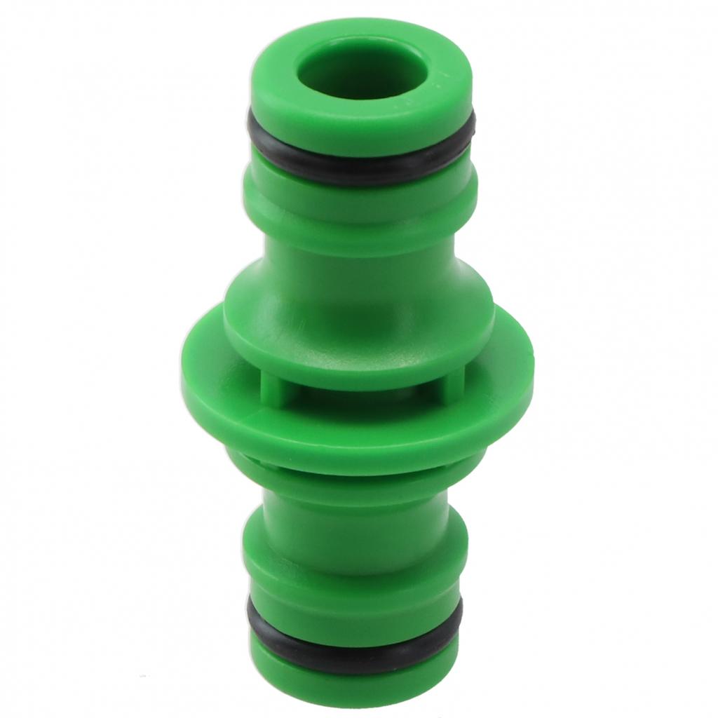 Connector Hose 1/2\" Hose Connections 2 Way Black/green