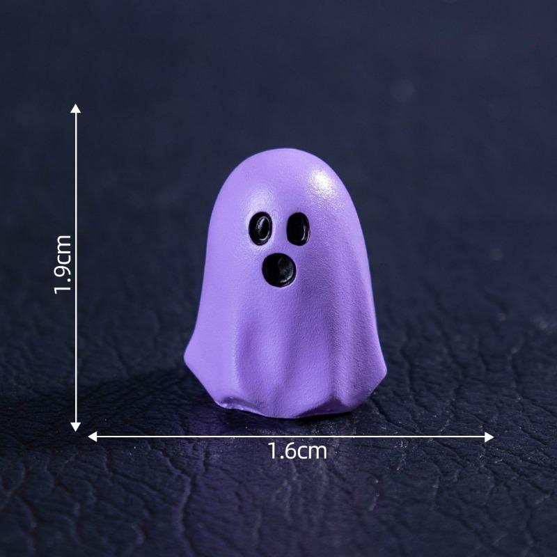 10PCS Originality Shoe Charms Set Accessories Hole Shoe Buckle for Resin Cute Halloween Ghost DIY 3D Shoe Decorations Party Gift