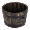 Holzblumentopf 35XH21 niedrig K. Rosenholz