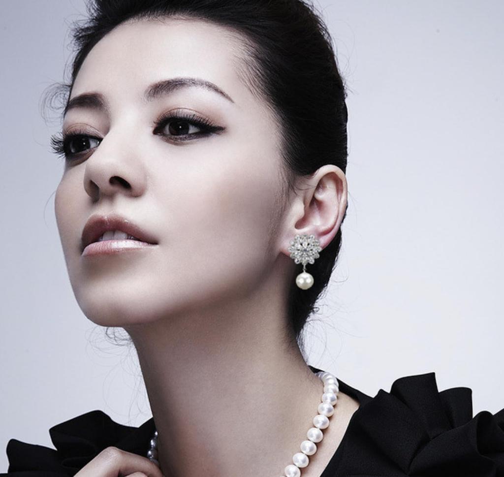 Ladies Cubic Zirconia Pearl Earrings Accessories for and Events [J's Select] Weddings, Bridal, Parties,