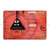 Gravity Gravity Falls Reality is an Illusion bill cipher spell Zodiac Metal Living Room Painting Wall Decor Tin Sign Poster