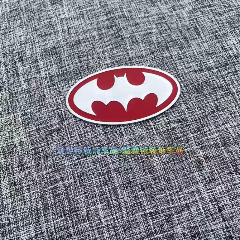 Custom Batman Car Emblem Modification Bat Body Sticker & Rear Trunk Logo Decal Metal Rear Badge Upgrade for Automobiles