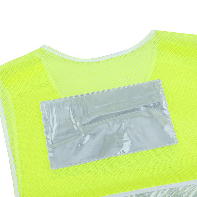 Breathable Mesh Reflective Safety Vest for Construction and Traffic Inspections