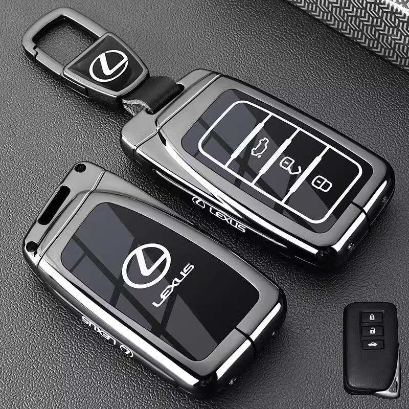2026 Hot Interior Stickers Zinc Alloy Car Key Case Cover Protect Shell For Lexus NX 200 NX300H RX 350 450H ES 350 ES 300h Auto R