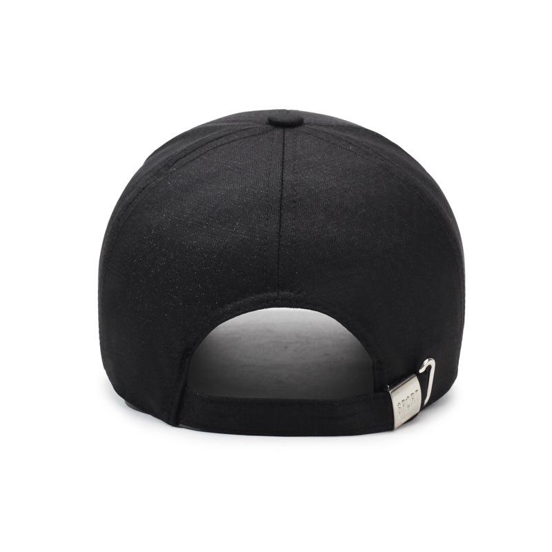 Casual and versatile business-style baseball cap for men, perfect for outdoor sun protection and fishing