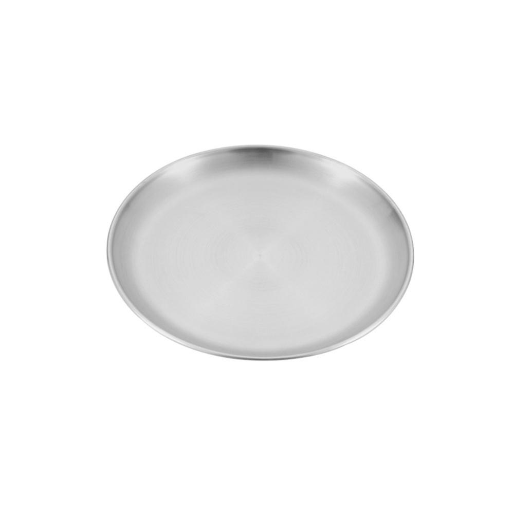 

Портативная маленькая сковорода, тарелки из нержавеющей стали для еды на открытом воздухе, кемпинговая тарелка diameter:14cm