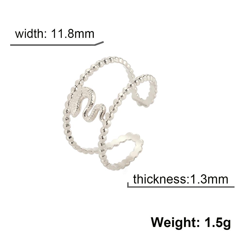 Stainless Steel Snake Rings for Women Men Gold Finger Rings Punk Serpent Animal Party Jewelry Gift