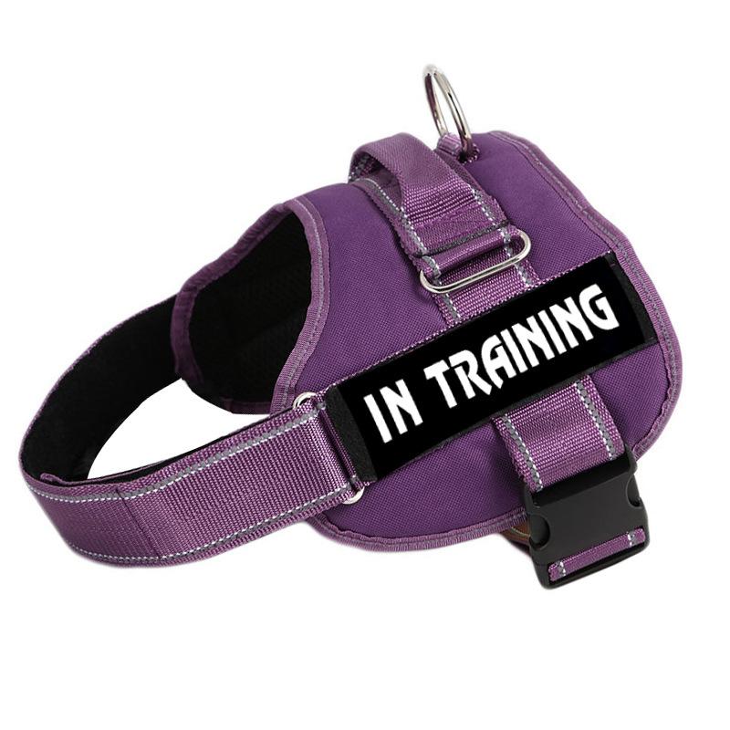 Large Service Dog Control Harness Vest Padded Collar With Removable Patches Emotional ESA Therapy Dog DO NOT PET XXL XL L M S XS