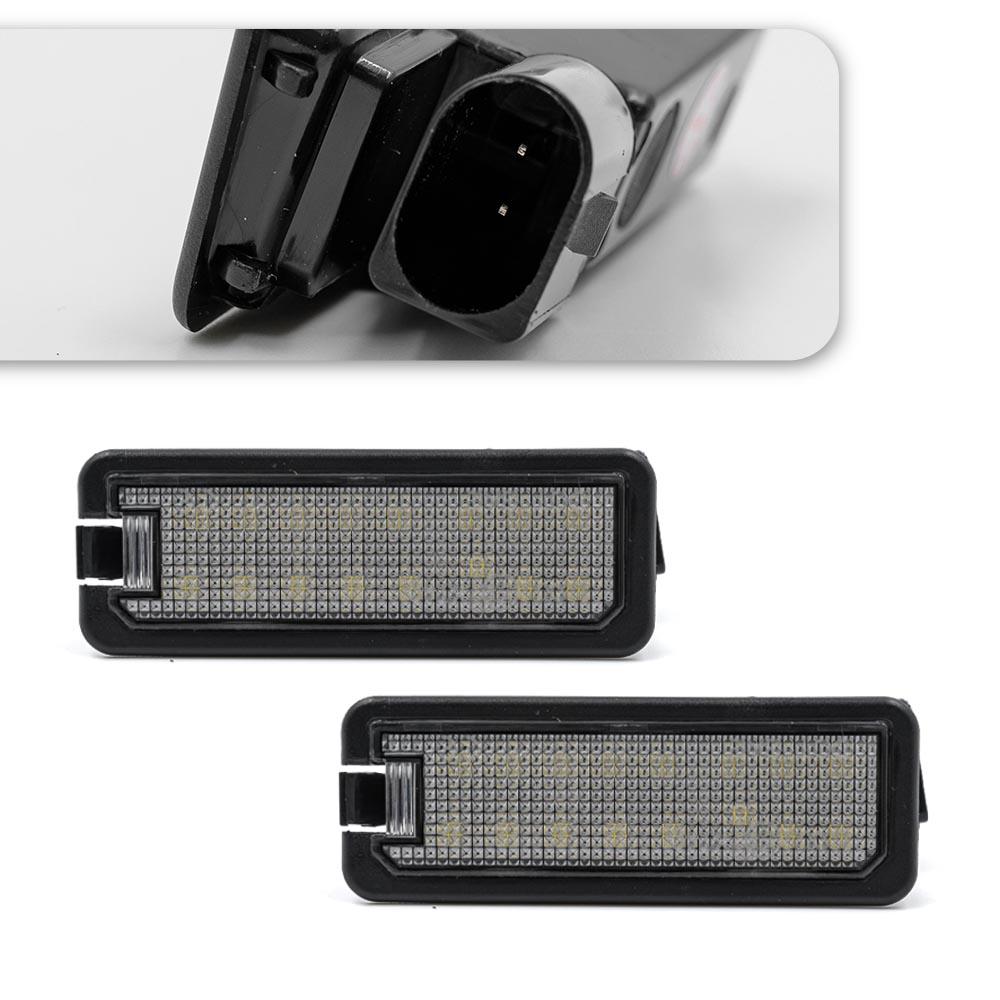2Pcs Canbus LED License Number Plate Light For 2018-2022 Seat Ibiza V 06-22 Leon Toledo Exeo Altea Rear Tail light #1K8943021C