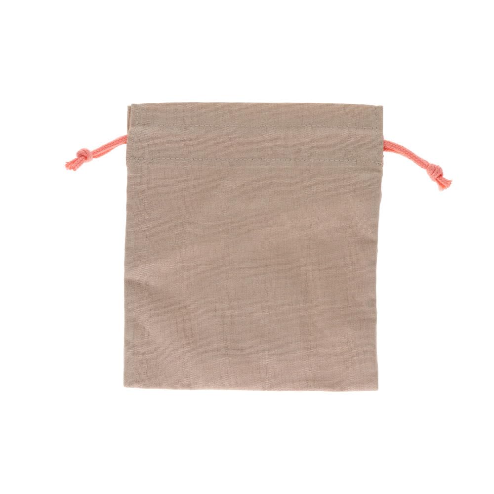 Sunstar Stationery Pikmin Nintendo Goods Drawstring Sagara S2336669 Bag, Embroidery, Beige,