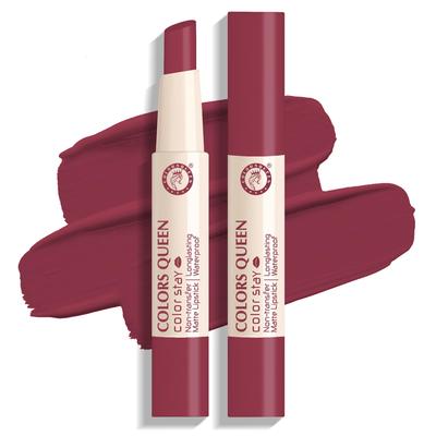 Colors Queen Color Stay Matte Lipstick | Highly Pigmented Ultra Matte Long Lasting Lipstick | One Stroke Application, Hydrating & Weightless Formula