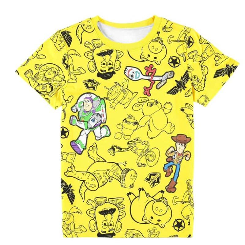 Judy Hopps Children's Teenagers' Short Sleeved T-shirt from Zootopia 2,COS Cartoon Cosplay 3D Printed T-shirt, Summer Top,GIFT