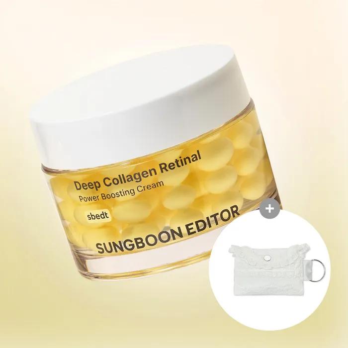 [Letter From Moon Mini Wallet Gift] Deep Collagen Retinal Power Boosting Cream 50ml